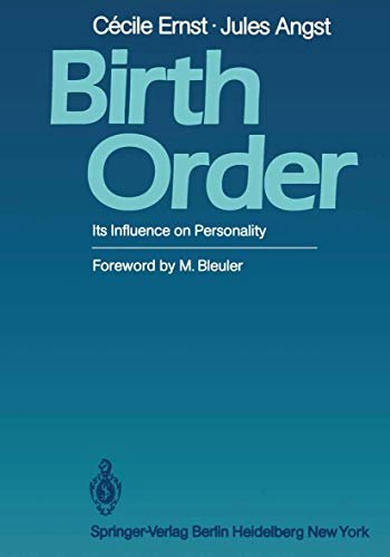 Birth Order: Its Influence on Personality: $54.99 Birth Order: Its Influence on Personality: $54.99