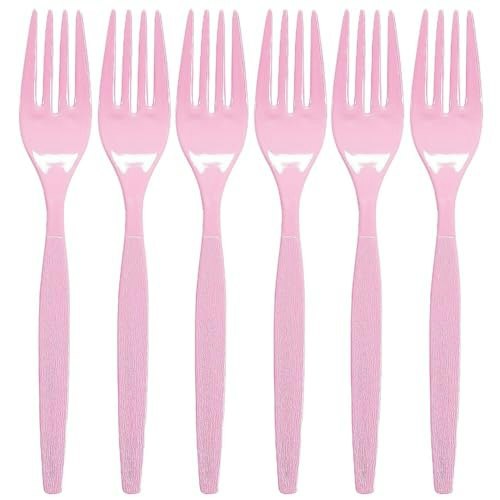 Fun Express Candy Pink Plastic Forks 50-Pack: $13.96 Fun Express Candy Pink Plastic Forks 50-Pack: $13.96
