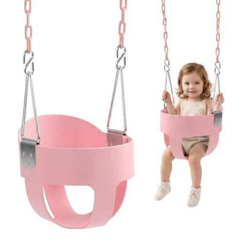 Vevor High-Back Bucket Toddler Swing: $32.31 Vevor High-Back Bucket Toddler Swing: $32.31