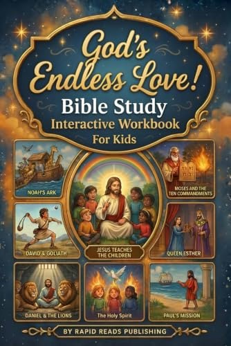 God's Endless Love Bible Study Interactive Workbook for Kids: $12.99 God's Endless Love Bible Study Interactive Workbook for Kids: $12.99