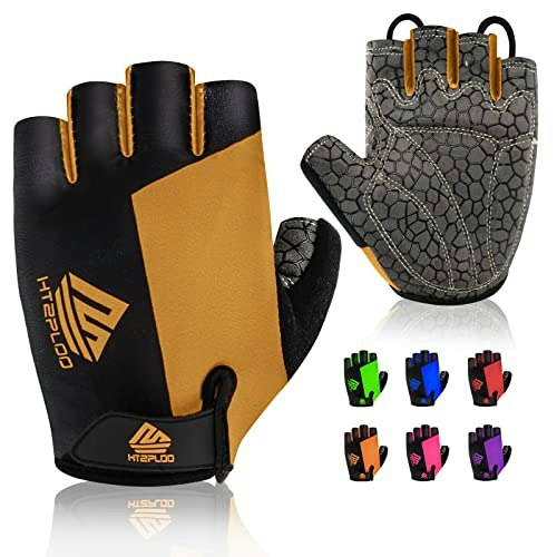 Htzploo Half Finger Cycling Gloves: $16.98 Htzploo Half Finger Cycling Gloves: $16.98