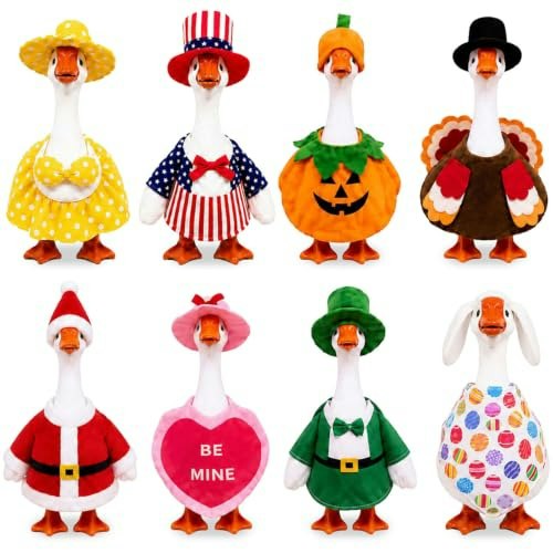 Funle 7-Inch Desk Goose Seasonal Outfit 8-Pack: $33.59 Funle 7-Inch Desk Goose Seasonal Outfit 8-Pack: $33.59