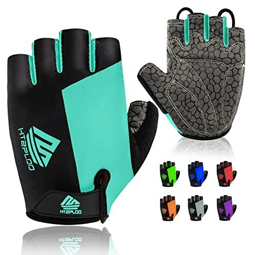 Htzploo Half-Finger Cycling Gloves: $16.98