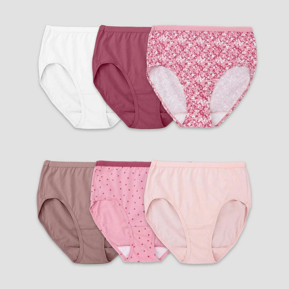 Fruit of the Loom Women's Cotton Brief Underwear 6-Pack: $11.49