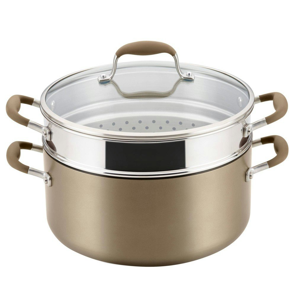 Anolon Advanced Home 8.5-quart Stockpot with Steamer Insert: $129.99