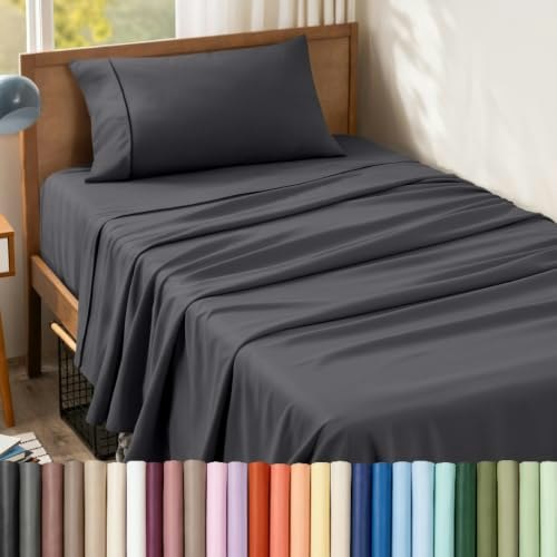 Bare Home Twin Sheet Set: $25.68