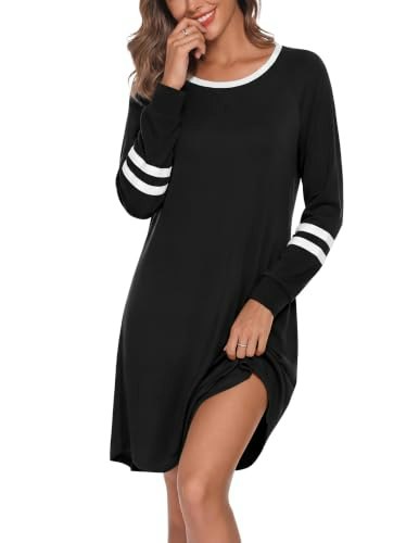Ekouaer Long Sleeve Women's Nightgown: $12.98 Ekouaer Long Sleeve Women's Nightgown: $12.98