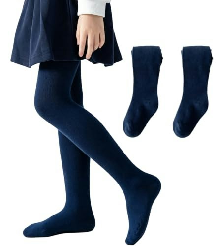 Hoomore Girls Seamless Cotton Tights 2-Pack: $12.74 Hoomore Girls Seamless Cotton Tights 2-Pack: $12.74