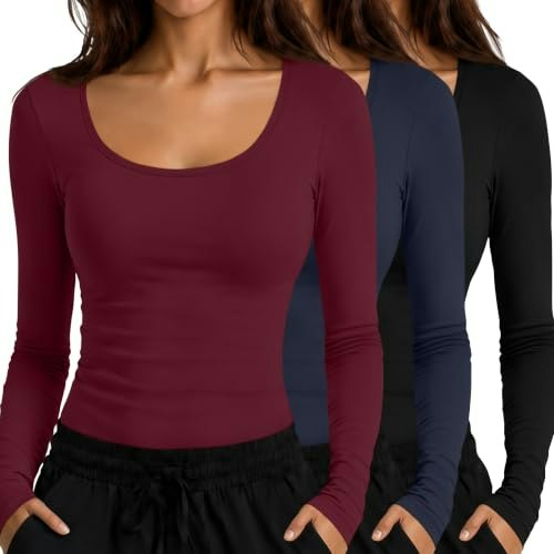 Neer Women's Long Sleeve Underscrub Shirt 3-Pack: $30.58 Neer Women's Long Sleeve Underscrub Shirt 3-Pack: $30.58