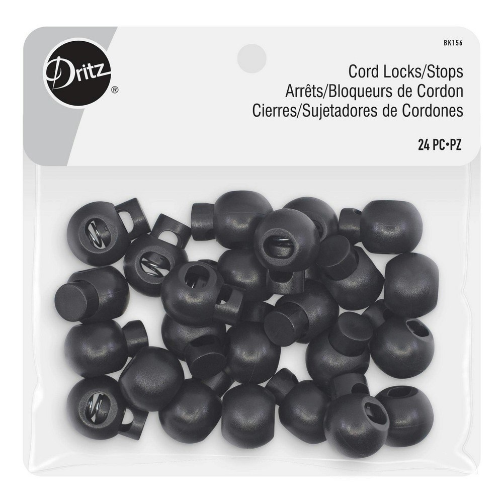 Dritz Cord Lock Drawstring Stoppers 24-Pack: $12.59 Dritz Cord Lock Drawstring Stoppers 24-Pack: $12.59