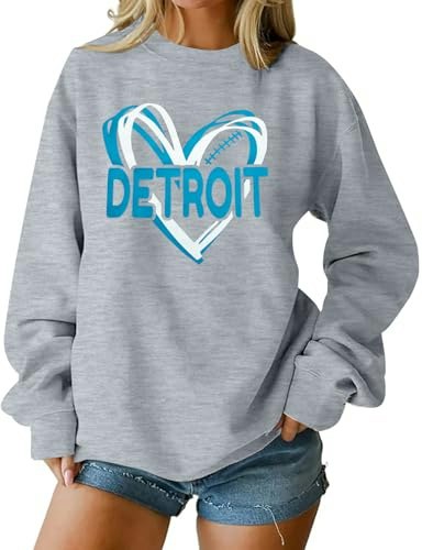 Lotucy Women's Game Day Heart Sweatshirt: $19.99 Lotucy Women's Game Day Heart Sweatshirt: $19.99