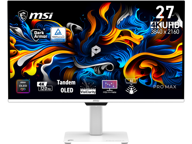 MSI 27" 4K HDR OLED FreeSync Gaming Monitor: $638.99 MSI 27" 4K HDR OLED FreeSync Gaming Monitor: $638.99