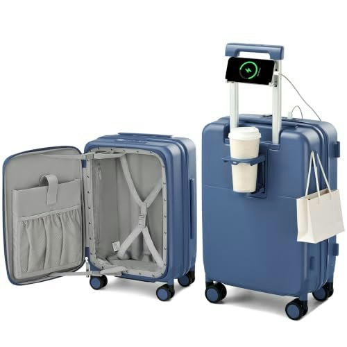 Hanke 20-Inch Expandable Carry-On Luggage: $159.98