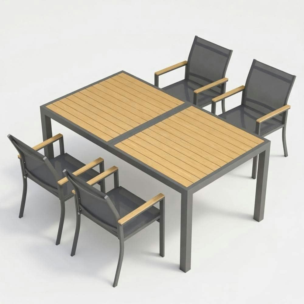 5-Piece Aluminum Patio Dining Set: $731.61 5-Piece Aluminum Patio Dining Set: $731.61