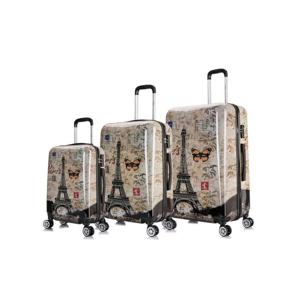Prints Lightweight Hardside Spinner 3-Piece Luggage Set: $235.47