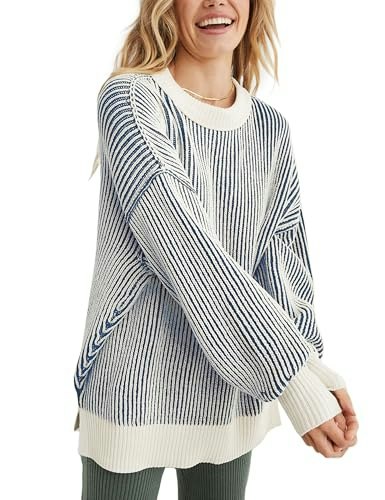 Tomosc Women's Chenille Color Block Crew Neck Sweater: $27.99 Tomosc Women's Chenille Color Block Crew Neck Sweater: $27.99