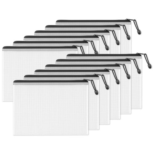 Sunee 9.2" x 12.5" Plastic Mesh Zipper Pouch 12-Pack: $12.74 Sunee 9.2" x 12.5" Plastic Mesh Zipper Pouch 12-Pack: $12.74