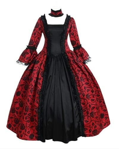 AbaoWedding Women's Victorian Rococo Maiden Costume Dress: $50.99 AbaoWedding Women's Victorian Rococo Maiden Costume Dress: $50.99