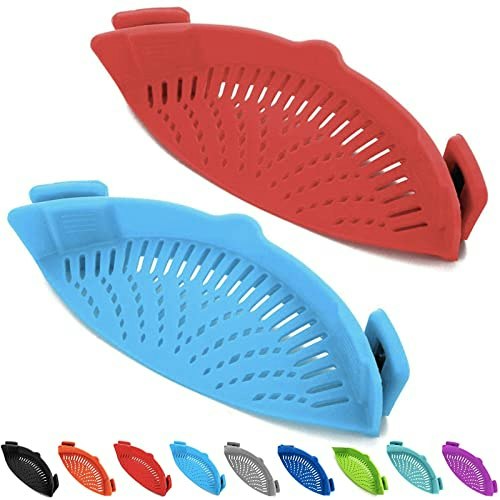 Clip-on Silicone Pot Strainer 2-Pack: $9.99 Clip-on Silicone Pot Strainer 2-Pack: $9.99