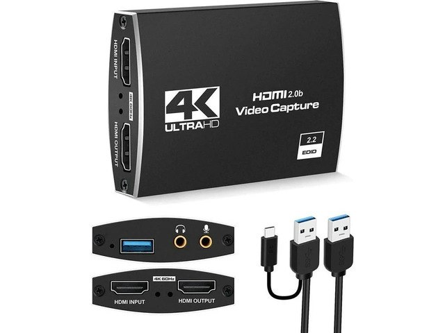 4K HDMI to USB 3.0 Video Capture Card: $35.39