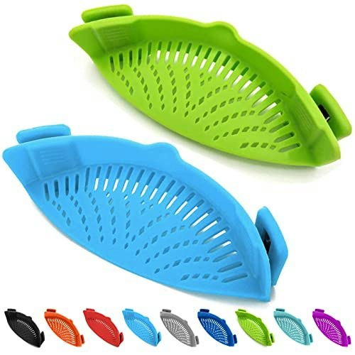 Clip-on Silicone Kitchen Food Strainer: $11.89 Clip-on Silicone Kitchen Food Strainer: $11.89