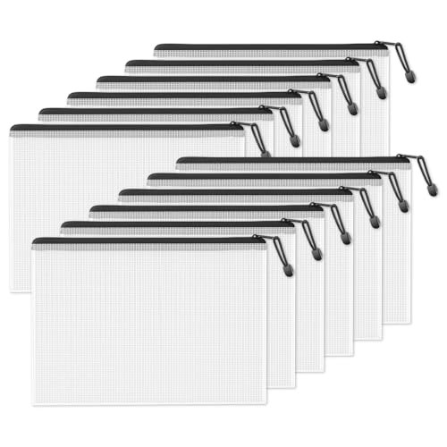 Sunee 11x16-inch Plastic Mesh Zipper Pouch 12-Pack: $13.59 Sunee 11x16-inch Plastic Mesh Zipper Pouch 12-Pack: $13.59