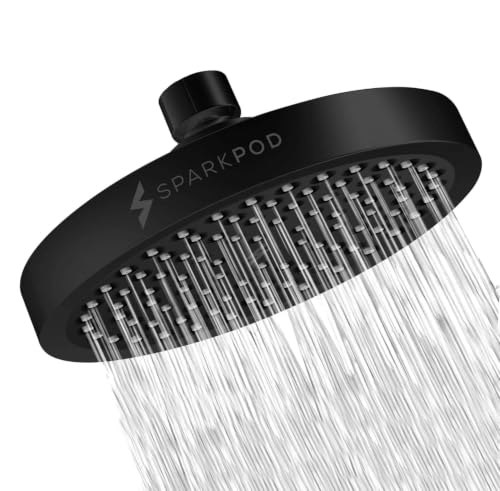SparkPod 6-Inch Round Rain Shower Head: $32.99