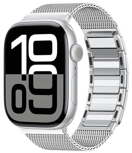 Nyeneil Magnetic Stainless Steel Apple Watch Band: $21.24