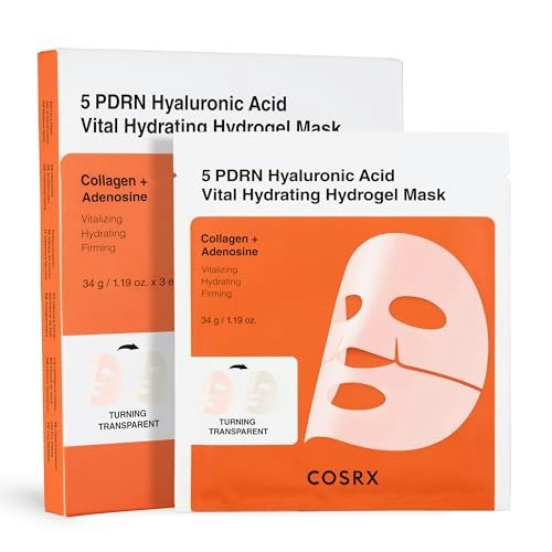 COSRX PDRN Hyaluronic Hydrogel Face Mask 3-Pack: $12.74