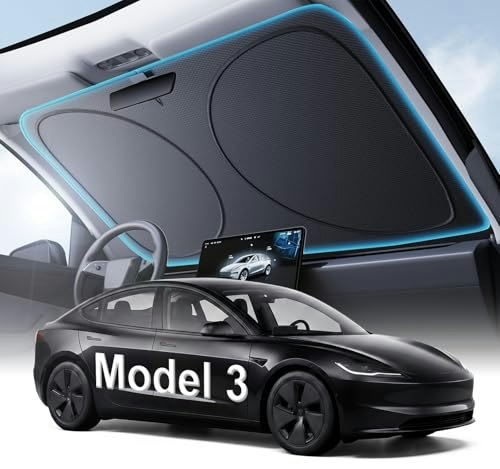 Adefor Tesla Model 3 Windshield Sun Shade: $23.99