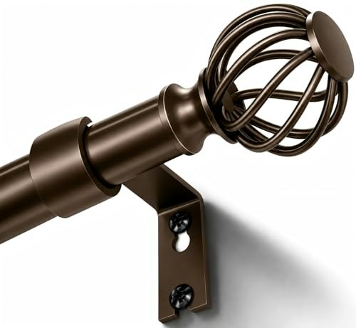 36-120 Inch Adjustable Decorative Curtain Rod: $33.99 36-120 Inch Adjustable Decorative Curtain Rod: $33.99