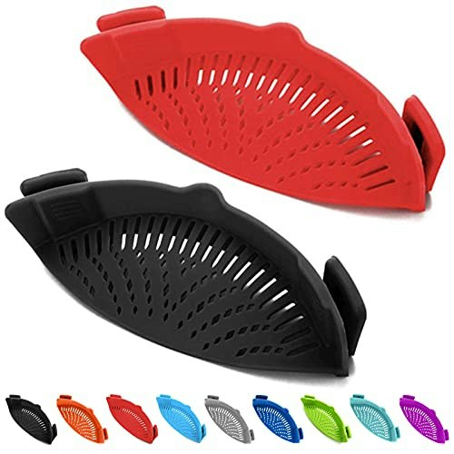 Silicone Clip-on Pot Strainer 2-Pack: $9.99 Silicone Clip-on Pot Strainer 2-Pack: $9.99