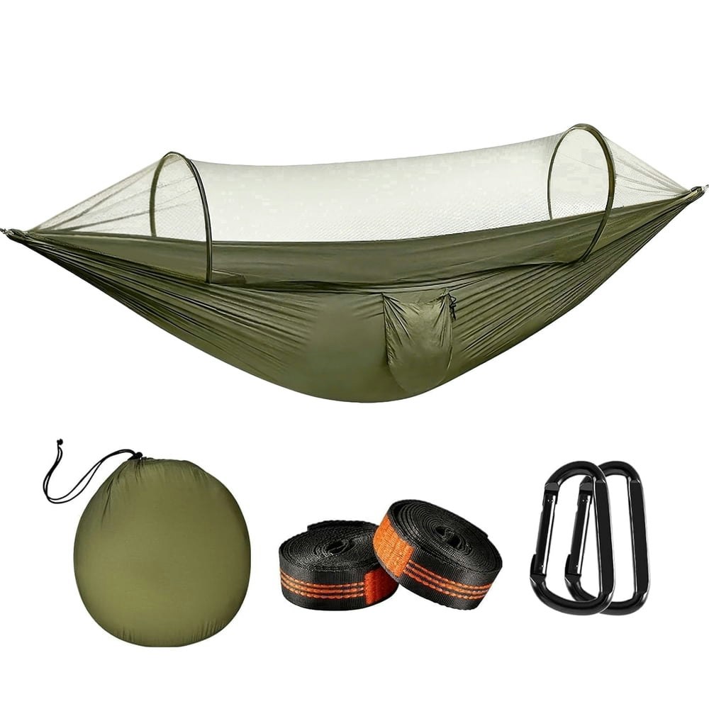 Vyrelis Camping Hammock with Mosquito Net: $26.16 Vyrelis Camping Hammock with Mosquito Net: $26.16