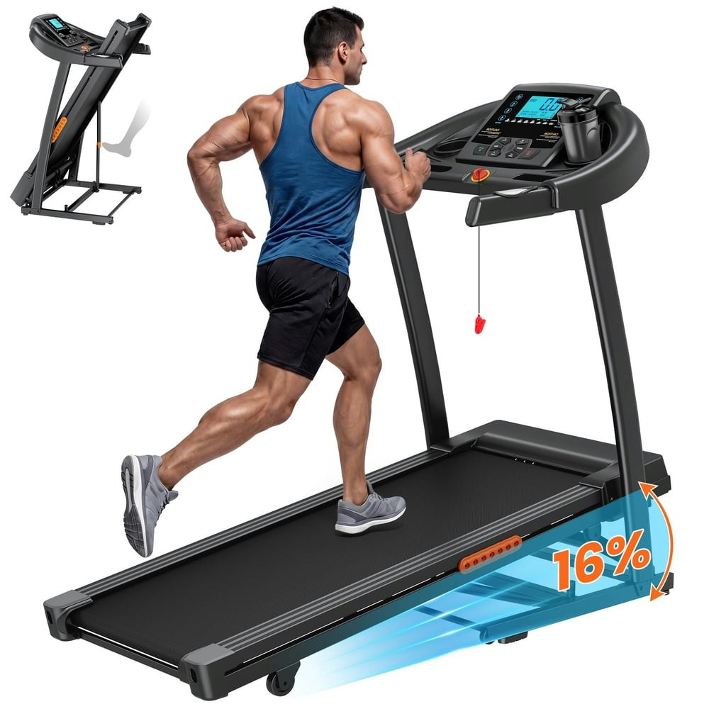 Cofunok 4.0HP 10-MPH Folding Treadmill: $359.99