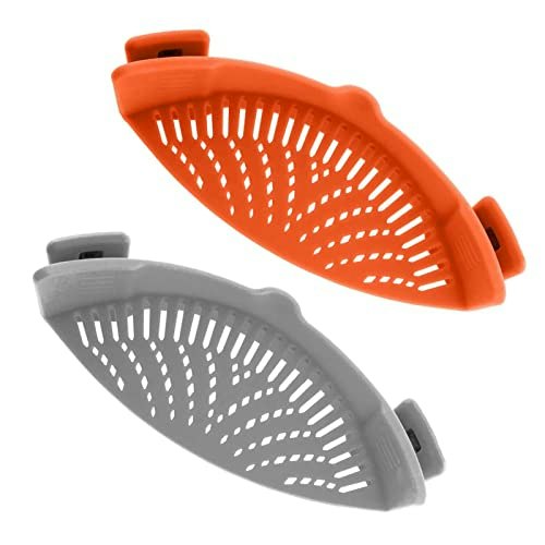 Clip-on Silicone Pot Strainer 2-Pack: $9.99 Clip-on Silicone Pot Strainer 2-Pack: $9.99