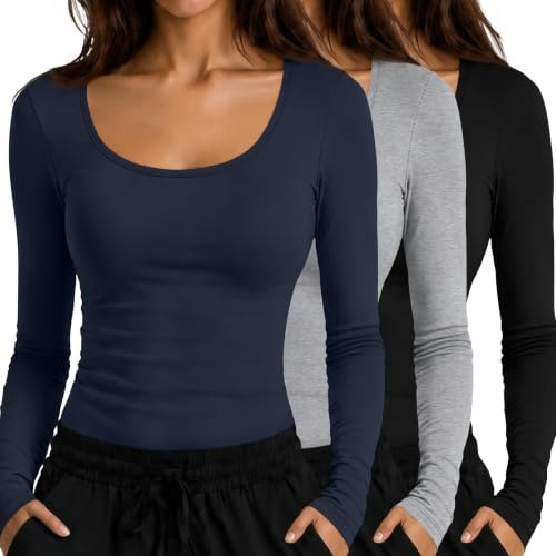 Neer Women's Long Sleeve Underscrub Shirt 3-Pack: $30.58