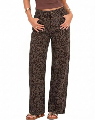 Grapent Women's Cheetah Print Baggy Jeans: $23.79 Grapent Women's Cheetah Print Baggy Jeans: $23.79