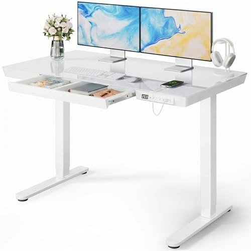 Marsail 47.24-inch Electric Standing Desk with Drawer: $239.99 Marsail 47.24-inch Electric Standing Desk with Drawer: $239.99