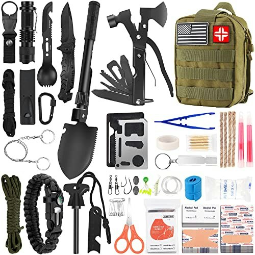 142-Piece Emergency Survival and First Aid Kit: $23.99 142-Piece Emergency Survival and First Aid Kit: $23.99
