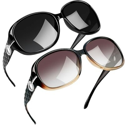 Joopin Polarized Butterfly Sunglasses 2-Pack for $14 + free shipping w/ Prime