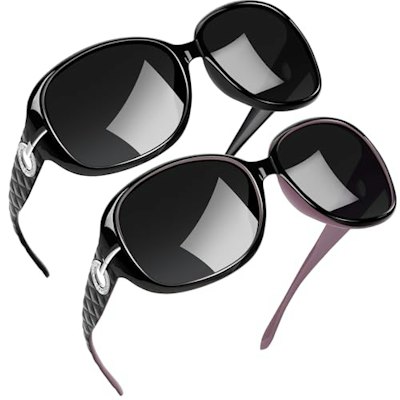 Joopin Polarized Oversized Butterfly Sunglasses 2-Pack for $14 + free shipping w/ Prime