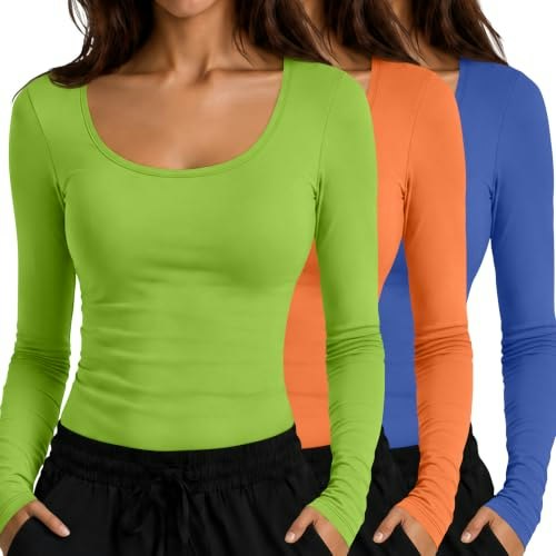 Neer Women's Long Sleeve Underscrub Shirts 3-Pack: $30.59 Neer Women's Long Sleeve Underscrub Shirts 3-Pack: $30.59