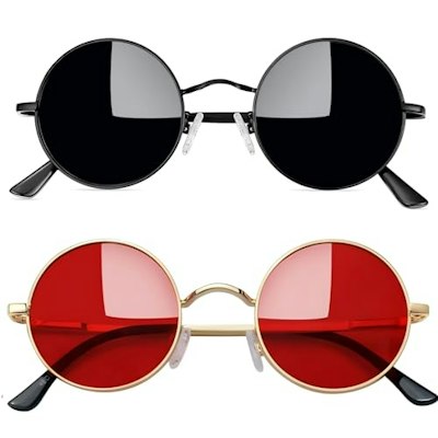 Joopin Round Hippie Sunglasses 2-Pack for $13 + free shipping w/ Prime