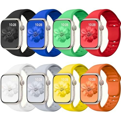 Silicone Apple Watch Bands 8-Pack: $6.79