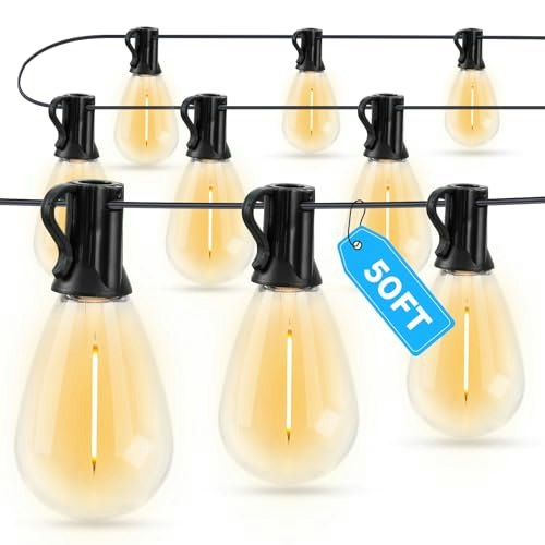 GvvooHome 50-Foot Waterproof LED Dimmable Outdoor String Lights: $23.99 GvvooHome 50-Foot Waterproof LED Dimmable Outdoor String Lights: $23.99