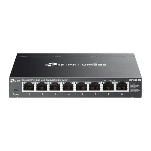 Omada 8-Port 2.5G Multi-Gigabit Unmanaged Network Switch: $60.01 Omada 8-Port 2.5G Multi-Gigabit Unmanaged Network Switch: $60.01