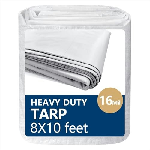 Wawiny 8x10-Foot Heavy-Duty Waterproof Tarp: $29.55 Wawiny 8x10-Foot Heavy-Duty Waterproof Tarp: $29.55