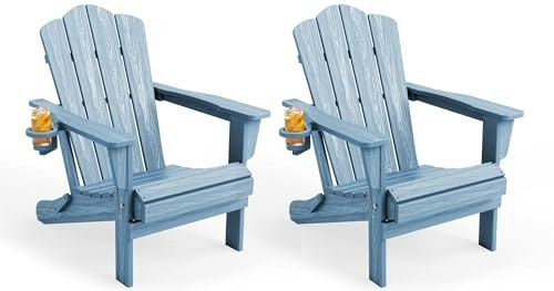 Kingyes Folding Adirondack Chair 2-Pack: $142.49 Kingyes Folding Adirondack Chair 2-Pack: $142.49