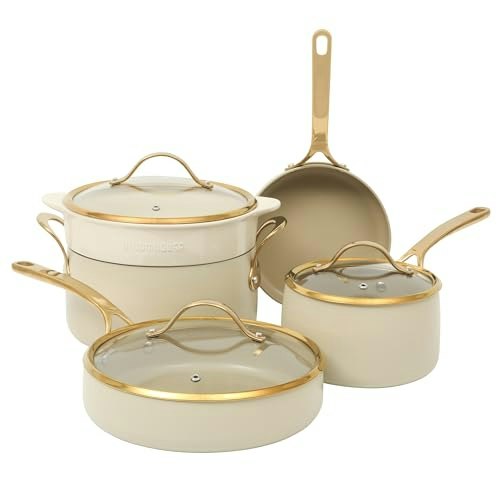 Bloomhouse 8-Piece Ceramic Non-Stick Cookware Set: $213.74 Bloomhouse 8-Piece Ceramic Non-Stick Cookware Set: $213.74