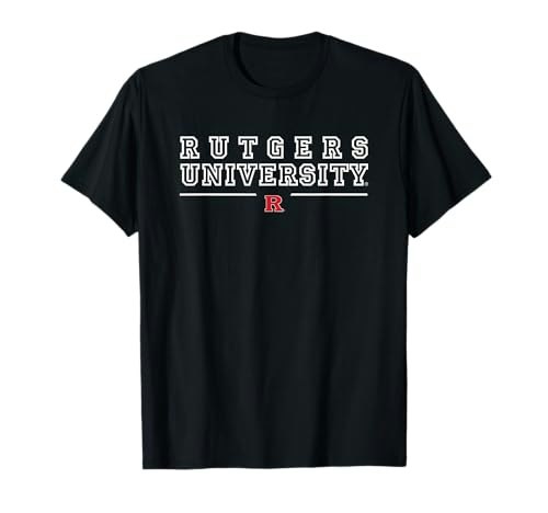 Rutgers University Scarlet Knights Block Line T-Shirt: $21.99 Rutgers University Scarlet Knights Block Line T-Shirt: $21.99